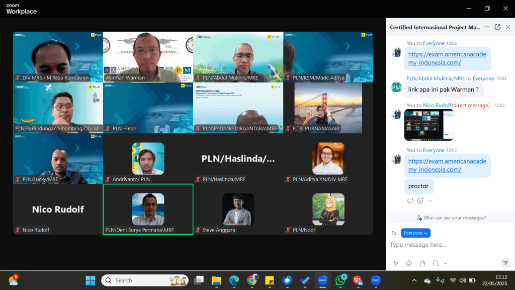 Certified Project Risk Manager (CPRM) for PLN Batch 1