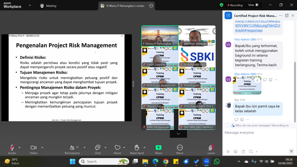 certified-project-risk-manager-for-pln-batch-2