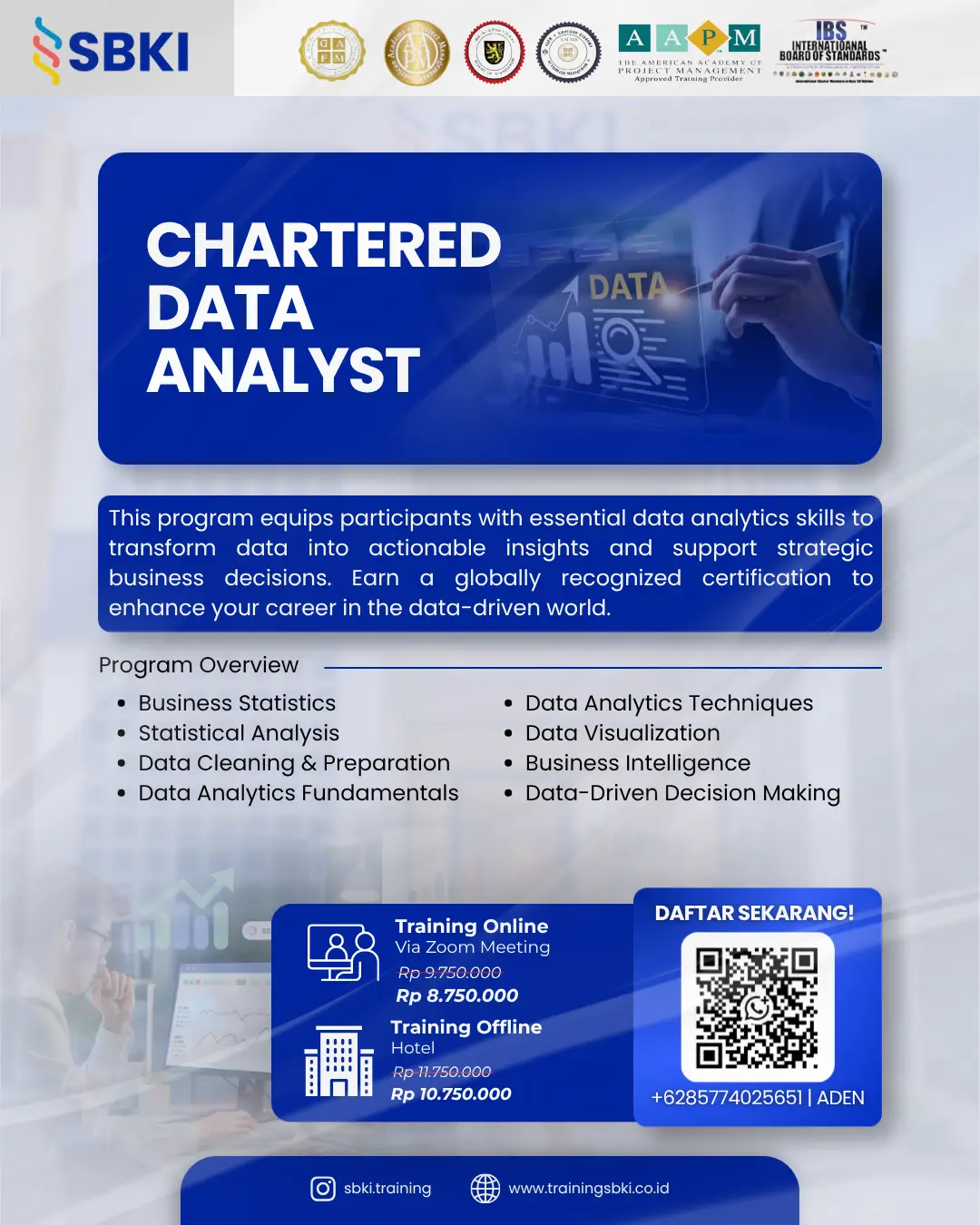 Sertifikasi Chartered Data Analyst CDA
