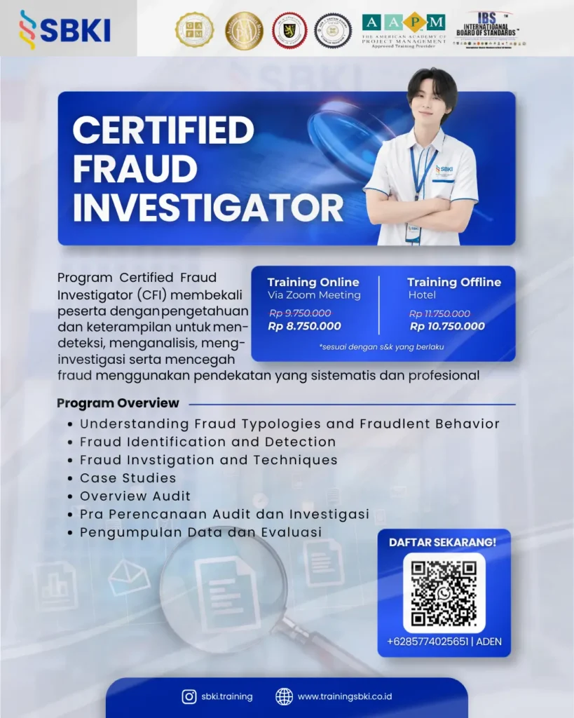Sertifikasi Certified Fraud Investigator CFI