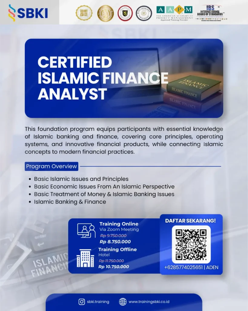 Sertifikasi Certified Islamic Finance Analyst CIFA
