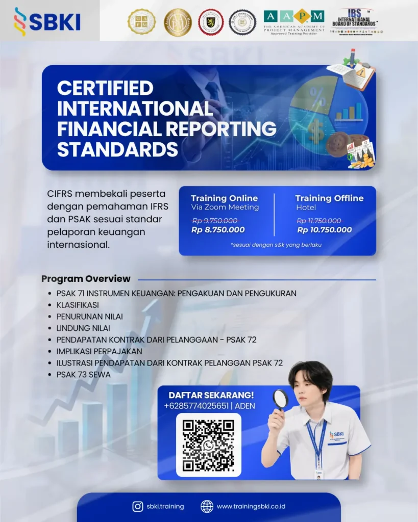 Sertifikasi Certified in International Financial Reporting Standards CIFRS