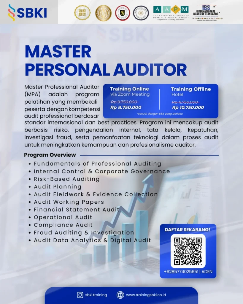 Sertifikasi Master Professional Auditor MPA